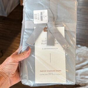 NWT Lisbet Tencel Ruffle Euro Sham (2)